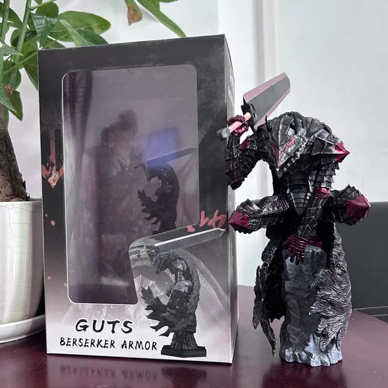 Berserk Armor Bust Guts Figure Statue Night Light Resin Crafts Black Swordsman Beastization Warrior Griffith Action Figure Model