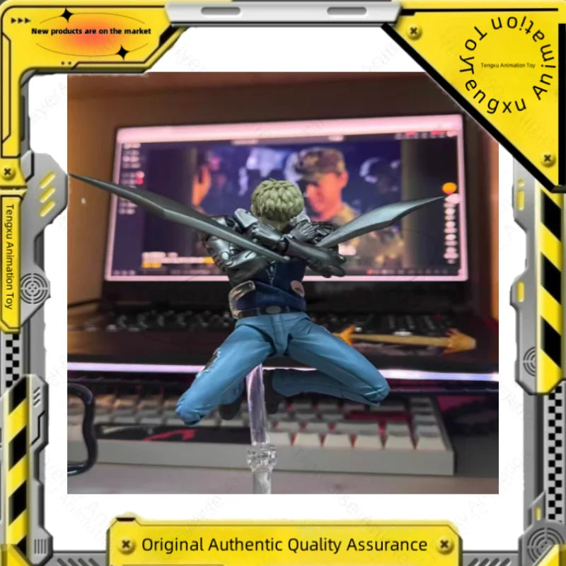 【Spot Goods】Kaiyodo Revoltech Amazing Yamaguchi One Punch Man Genos Action Figure Toy Model Gift