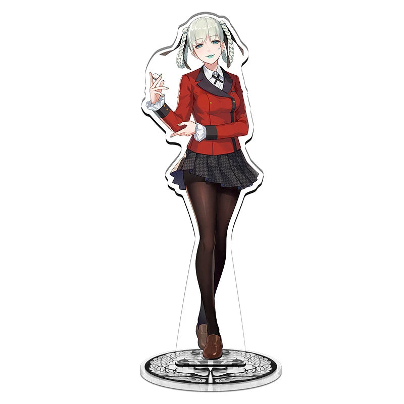 Anime Kakegurui Acrylic Stand figure Mary Saotome/Yumeko Jabami/Manga Inoshishi Stand Plate Cosplay Prop Decor Cartoons Gifts