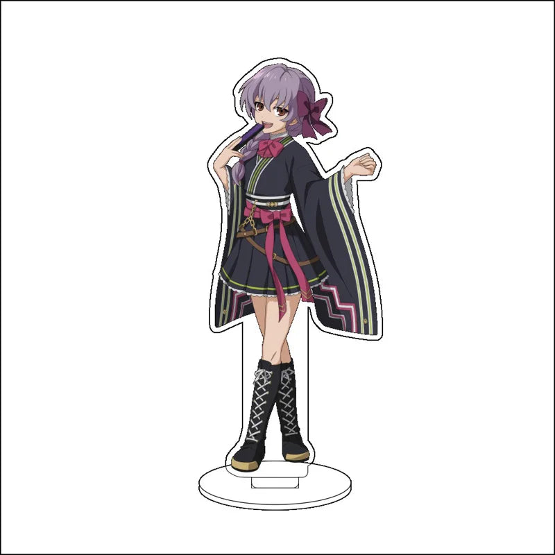 Anime Seraph Of The End Acrylic Stand Ornaments Shiho Kimizuki Mikaela Hyakuya Yuuichirou Hyakuya Figure Stand Halloween Gifts