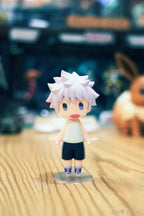 10CM Anime Hunter × Hunter Gon Freecss Figure Killua Zoldyck Standing Model Toy Doll Aciton Figure PVC Desktop Ornament Gift