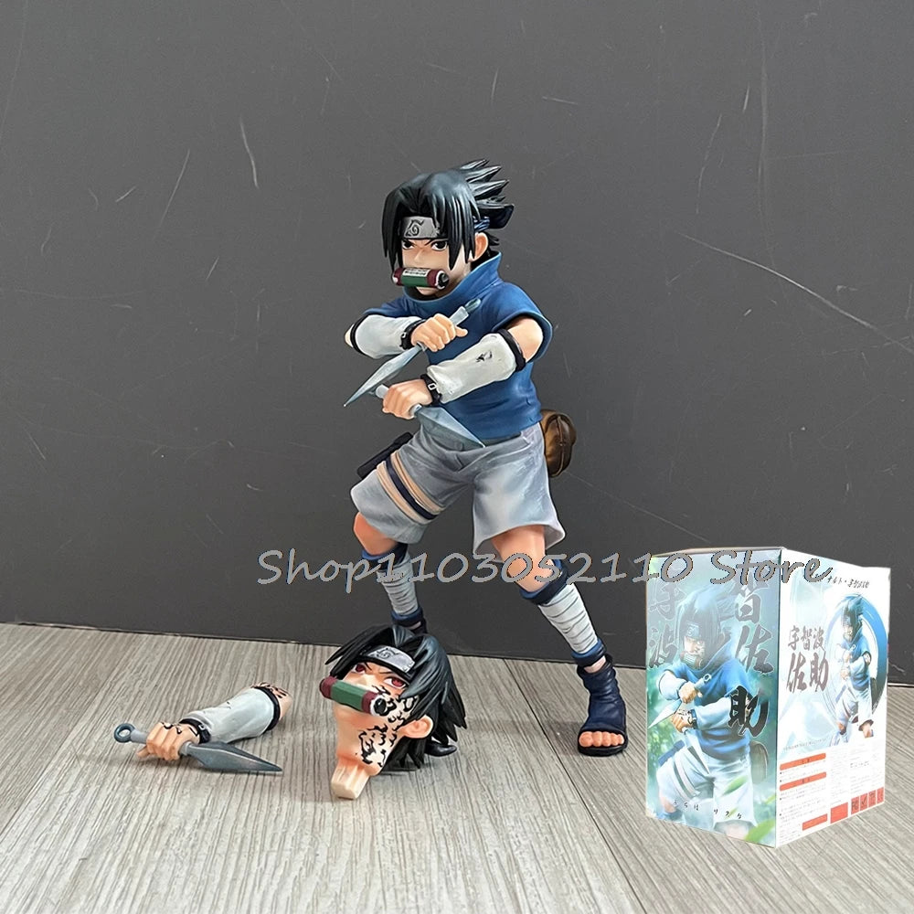 Naruto Uchiha Sasuke Uzumaki Figure Anime Naruto Zhenyi Handmade Figure Model Collection Toy Doll Birthday Gifts