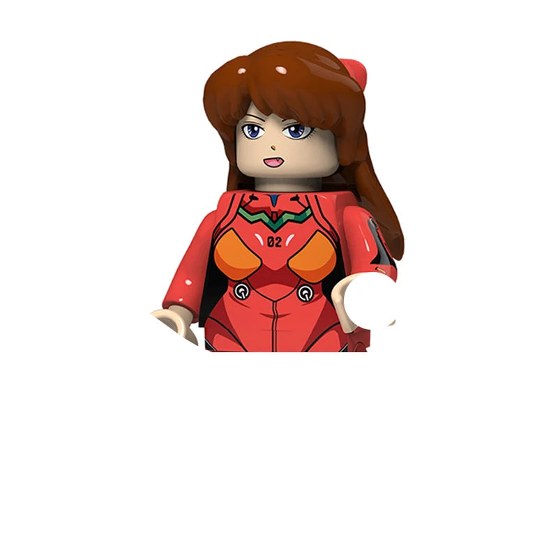 EVA NEON GENESIS EVANGELION Animation Peripheral Toys Asuka Shinji Rei Mari Small Doll Anime Action Model Figures Collection
