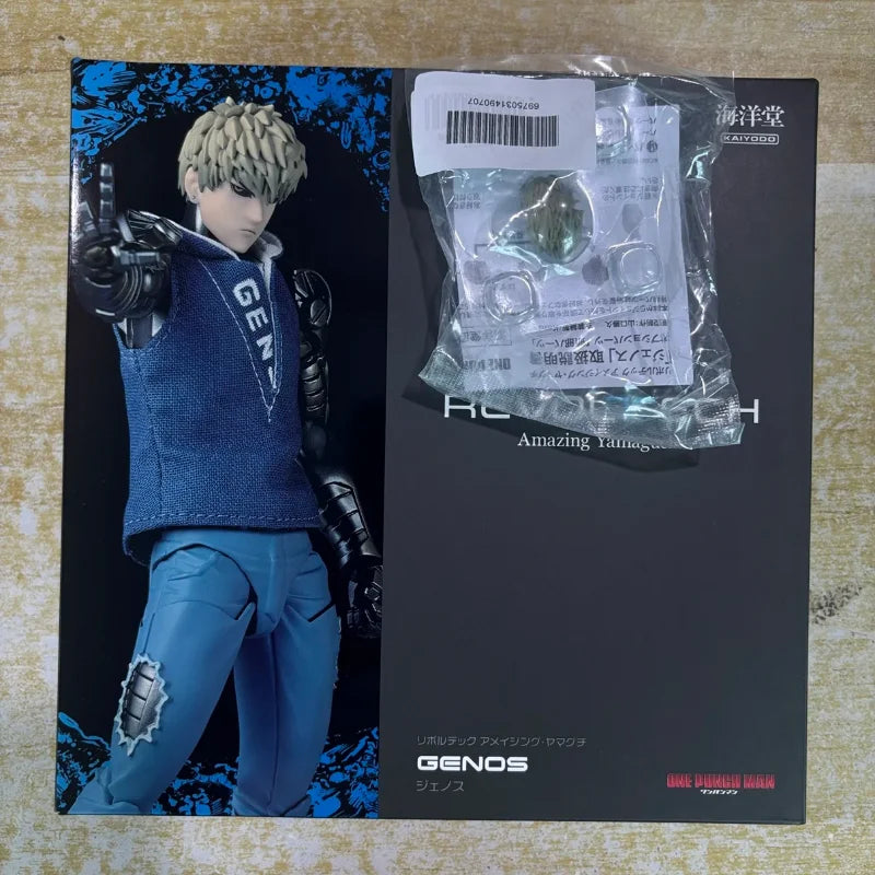 【Spot Goods】Kaiyodo Revoltech Amazing Yamaguchi One Punch Man Genos Action Figure Toy Model Gift