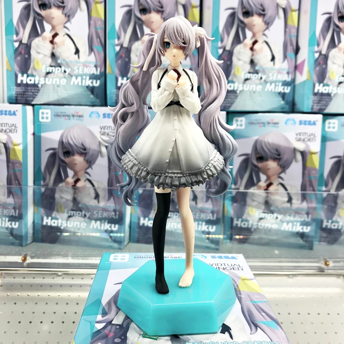 Original Sega Hatsune Miku Colorful Stage Anime Sekai Project Miku & Megurine Luka & Kagamine Len & Rin & Kaito & Meiko Figures