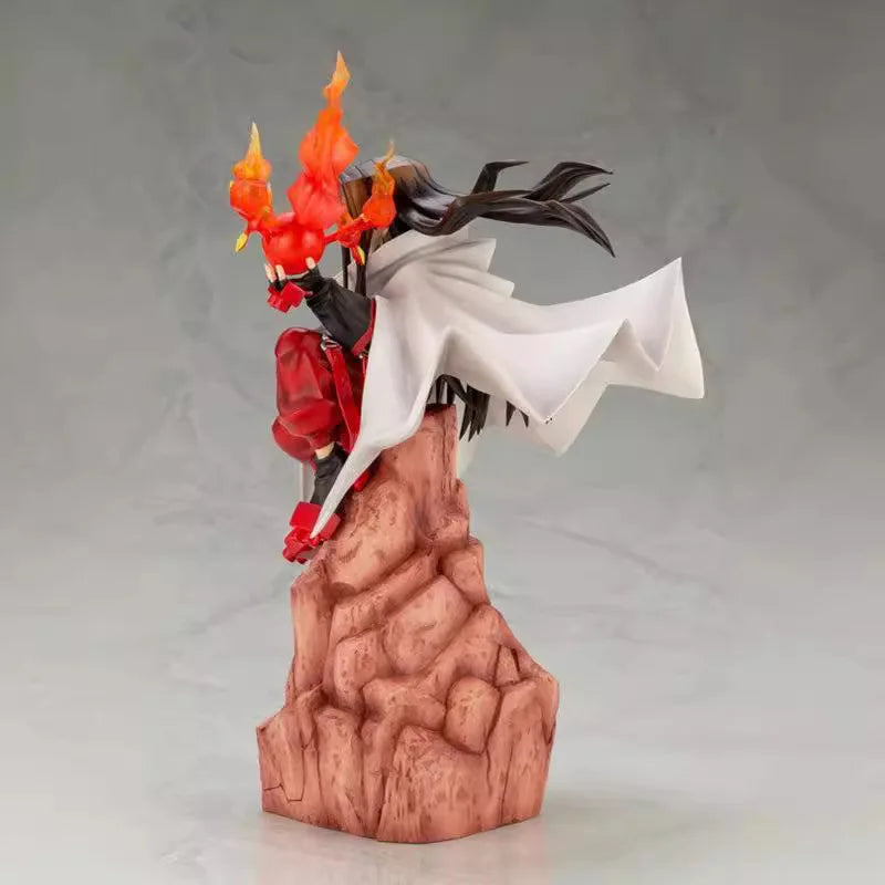 20cm New SHAMAN KING Anime Figure Asakura Hao Peripheral PVC Model Scene Statue Desktop Decorate Ornaments Kids Gifts Toys
