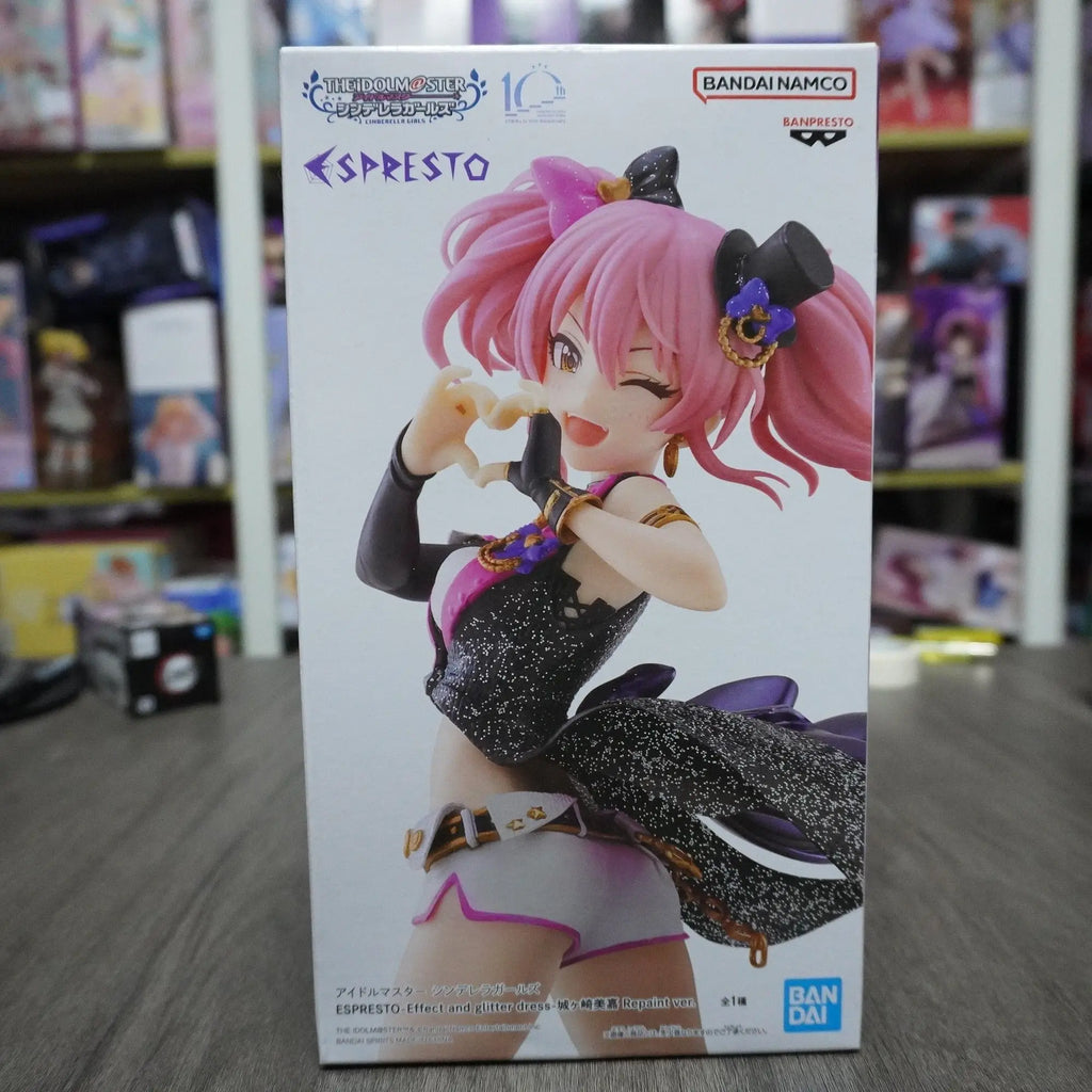 BANDAI THE IDOLM@STER CINDERELLA GIRLS ESPRESTO-Effect and glitter dress-MIKA JOUGASAKI Repaint ver. Anime Action Figure Toys