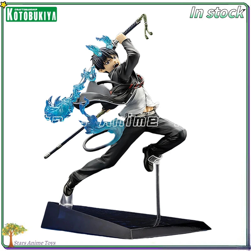 Original Kotobukiya ARTFX J Blue Exorcist Okumura Rin 1/8 Snow Fruit Chapter Animation Figure Model Collection Toys