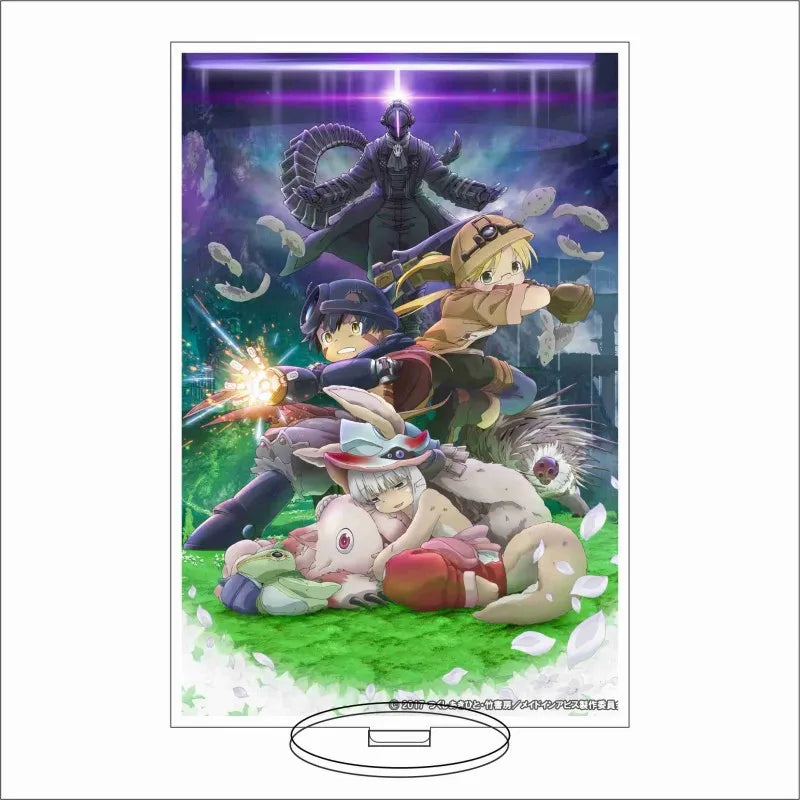 Made In Abyss Anime Acrylic Stand Model Figures Riko Nanachi Cosplay Creative Model Plate Desk Decor Cute Standing Sign Gifts