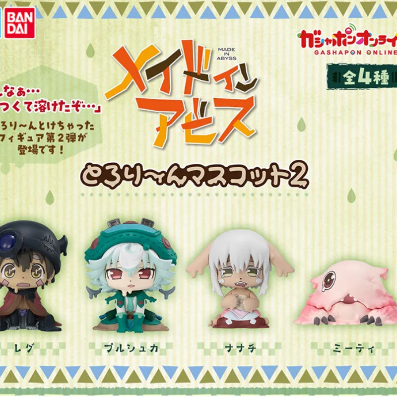 New Genuine Bandai Made In Abyss: The Golden City Of The Scorching Sun Vol.2 Gashapon Figures Nanachi Prushka Birthday Gift