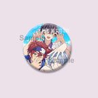 Cartoon Figure Miya Chinen Reki Kyan Button Pins Anime SK8 The Infinity Round Brooch Bag Clothes Accessories Jewelry Badge Gifts