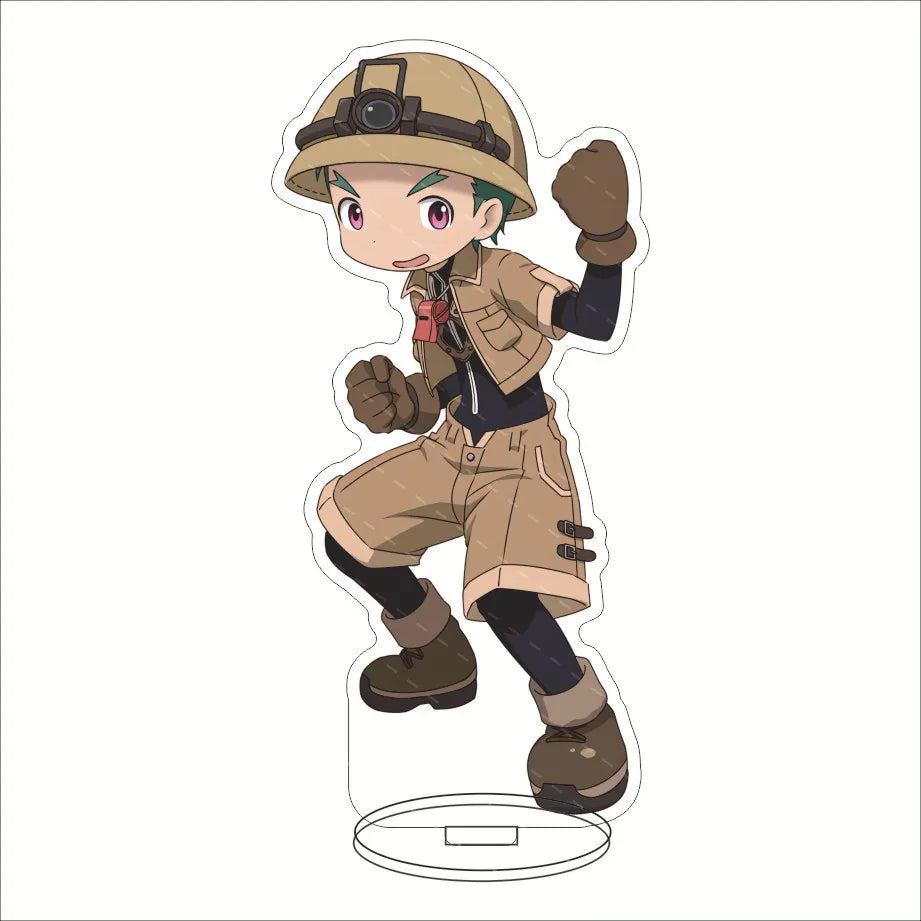 Made In Abyss Anime Acrylic Stand Model Figures Riko Nanachi Cosplay Creative Model Plate Desk Decor Cute Standing Sign Gifts
