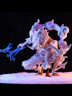 19cm Anime Luffy One Piece Figure Nika Luffy Gear 5th Action Figure Gear 5 Sun God Pvc Figurine Gk Statue Model Decoration Toys