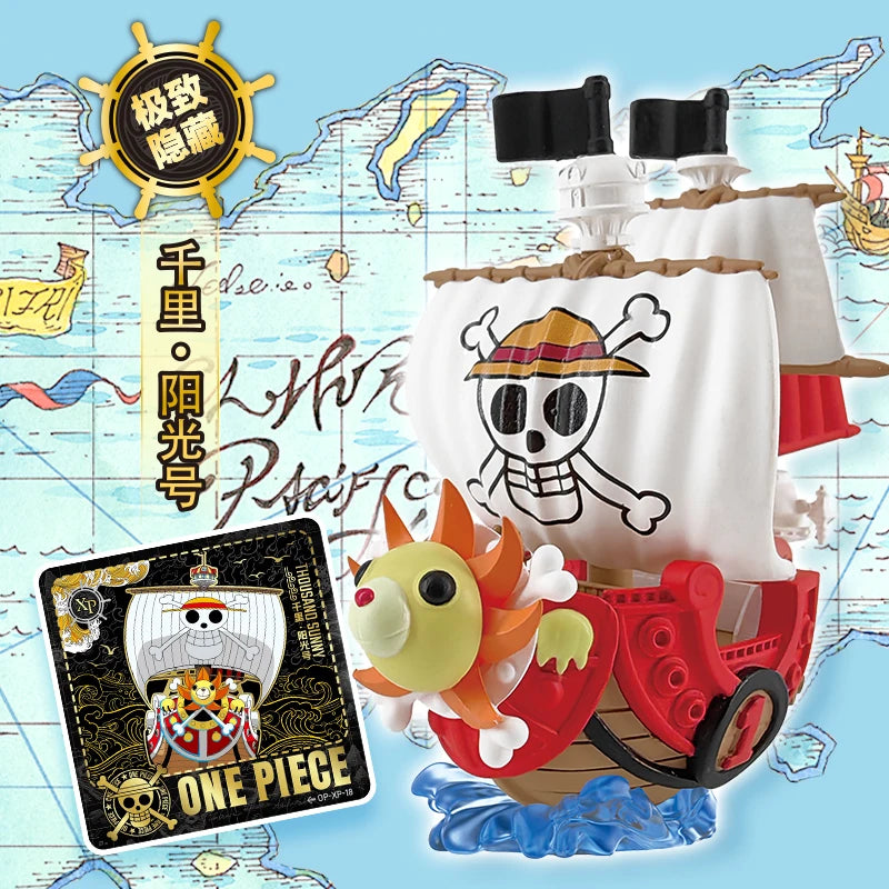 Original Kayou One Piece Series Mini Rubber Doll Model Rare Card Figure Anime Hobby Gift Toy Blind Box Big Hidden Luffy Xp Card