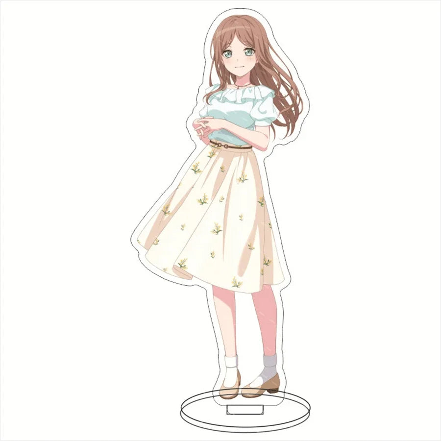 Anime Figure BanG Dream Maruyama Aya Sayo Hikawa Cosplay Acrylic Stand Model Plate Desk Decor Standing Sign Keychain Gifts
