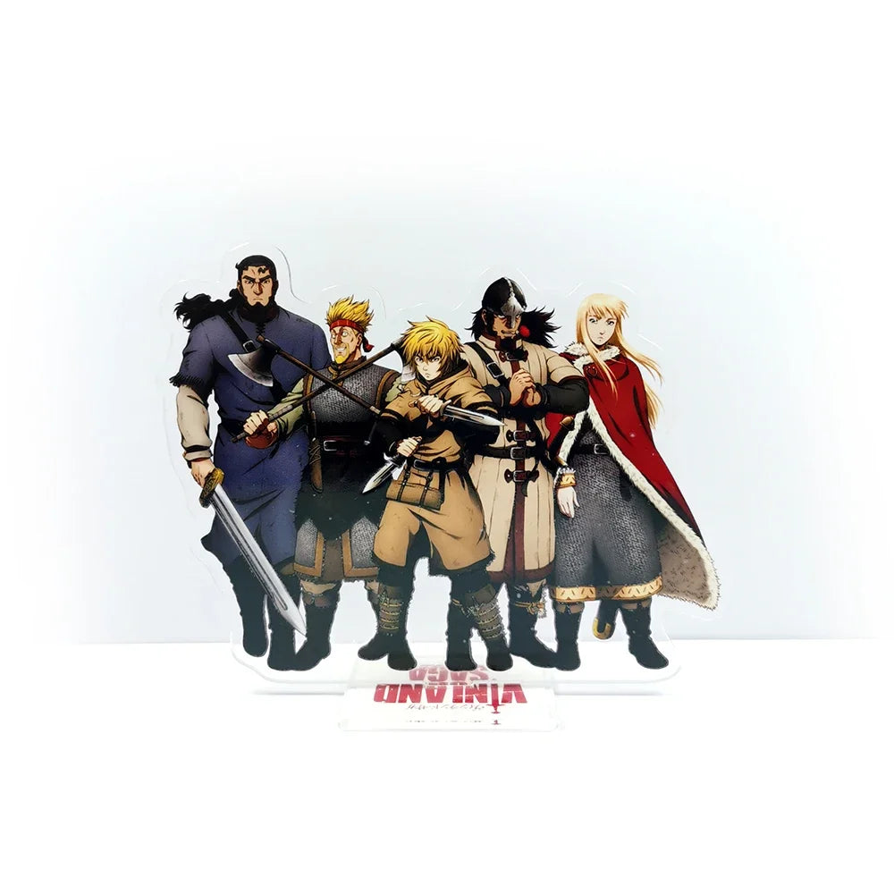 VINLAND SAGA Thorfinn Thors Thorkell Canute acrylic stand figure model plate holder cake topper anime toy