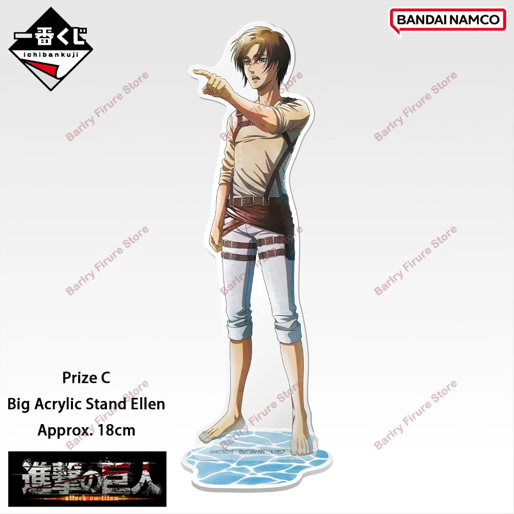 BANDAI Ichiban Kuji Attack on Titan I Will Finish the Beast Titan Levi Anime Figure In Stock Boxed Model Toys Holiday Gifts