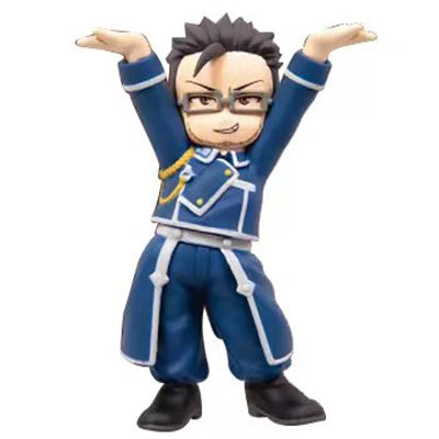 Genuine Original Fullmetal Alchemist Pen Holder Gashapon Toy Alphonse Elric Edward Elric Roy Mustang Figure Model Kids Gift