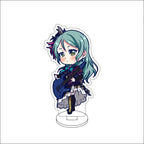 10CM Anime BanG Dream! Nendoroid Figure Stand Model Tsukushi Futaba/Nanami Hiromachi/Mashiro Kurata Cute Desk Decor Standing Sign Gifts