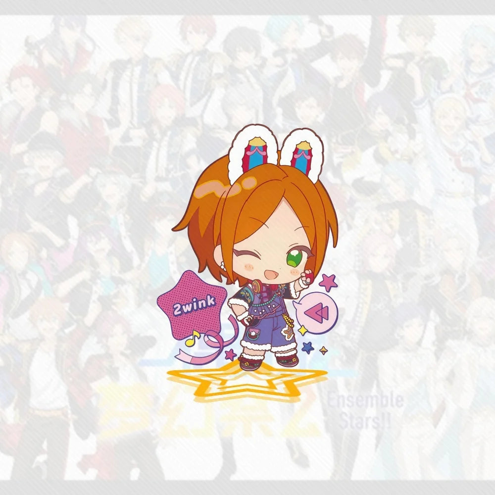 10CM game Ensemble Stars!! Acrylic Stand cute Model Desk Decor Cosplay Characters Ornament Accessories Good Christmas Gifts