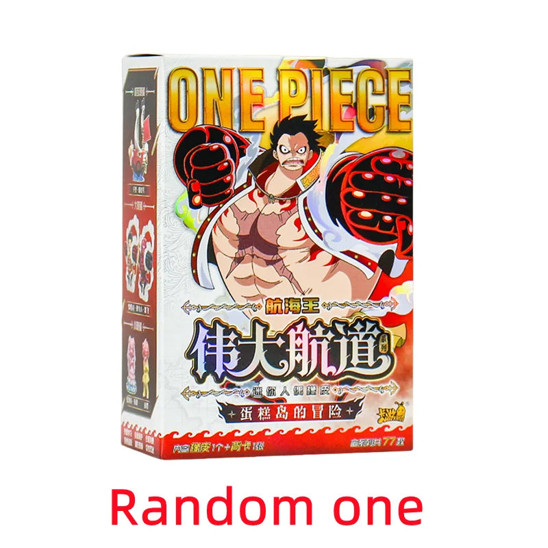 Kayou One Piece Blind box Rubber Figures Thousand Sunny One Piece Ship Figure Luffy Model Toy Birthday Gifts