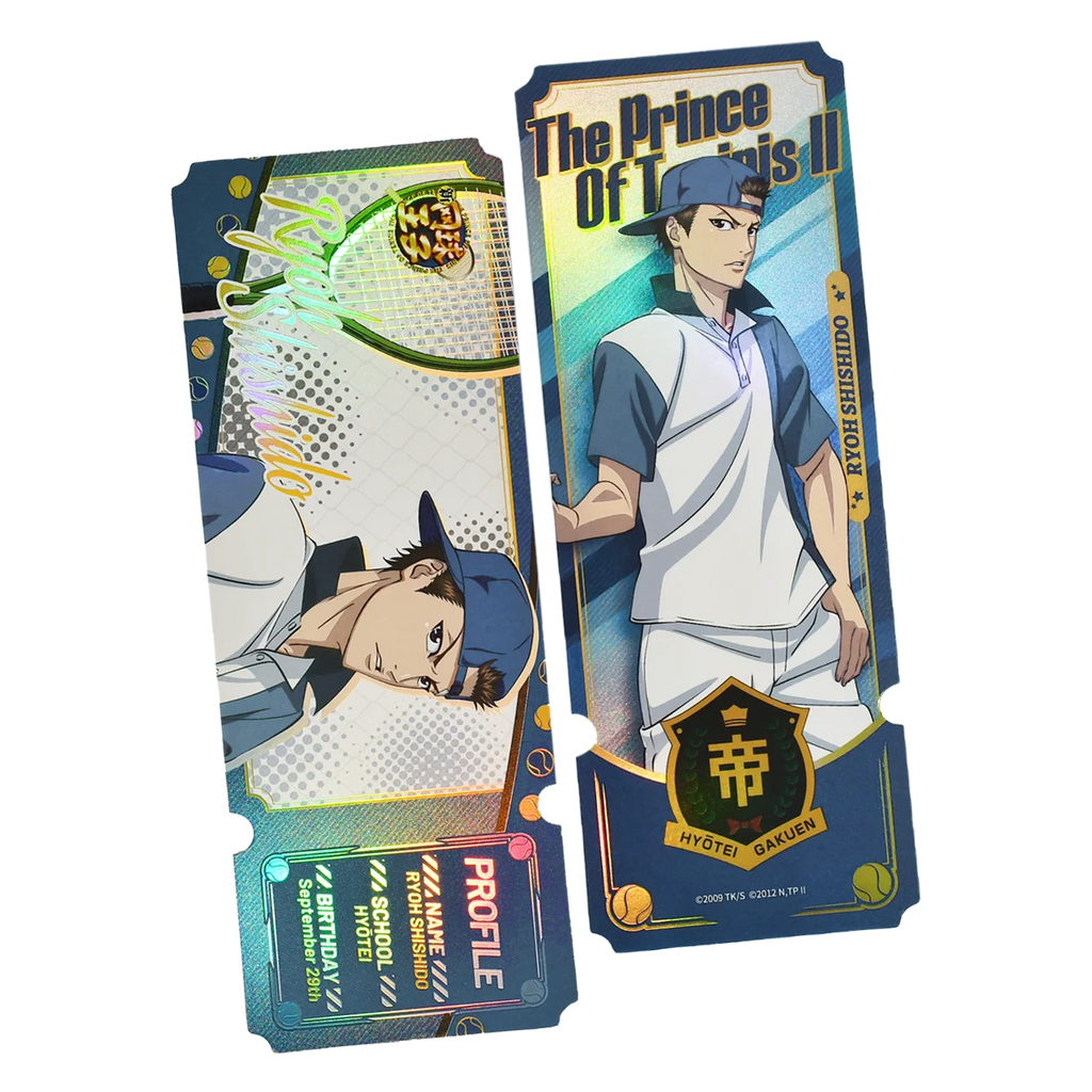 New Prince of Tennis Genuine Laser Ticket/Bookmark Collection Hobby Toys Echizen Ryoma Syusuke Fuji Atobe Keigo Kunimitsu Tezuka
