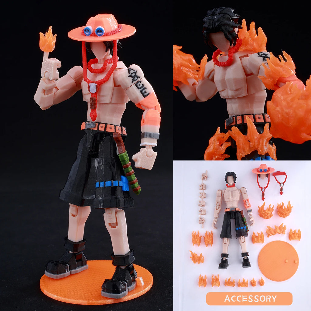 3d Printed Dummy13 Jujutsu Kaisen Ryomen Sukuna Action Figure Anime Model Toys Multi-Jointed Poseable Collectible Toy Gift