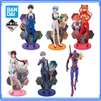 Bandai In Stock Original Ichiban Kuji Eva01 Makinami Ikari Shinji Nagisa Kaworu Asuka Rei Ayanami Figure Anime Evangelion Model