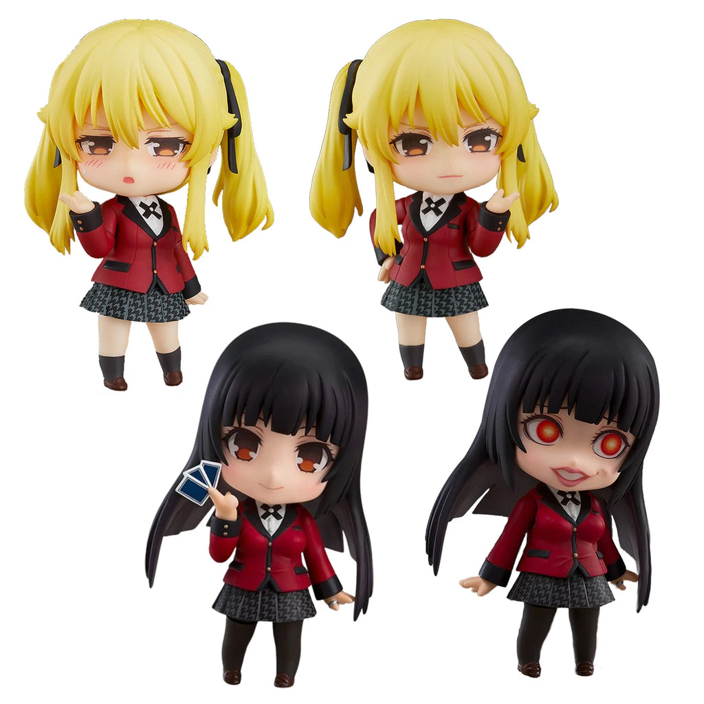 Anime Saotome Meari Figure Gambling Abyss Model Toy Gift  Funko Pop PVC 10CM Q Version Jabami Yumeko Action Figure Cute 3 Style Doll