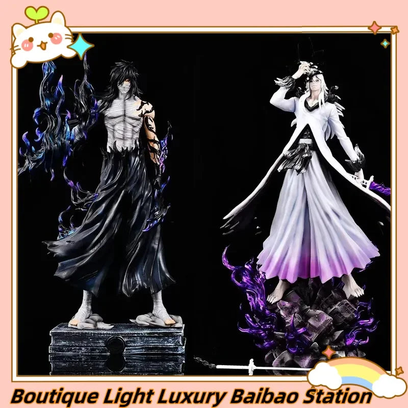 Bleach Kurosaki Ichigo Anime Action Figure 31-33cm Two Forms Large Model Statue Boys Collection Desktop Decoration Toy Gift