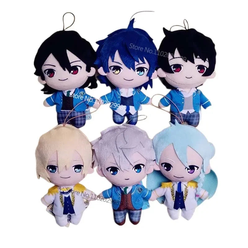 15cm Anime Game Ensemble Stars Tenshouin Eichi kagehira mika Hibiki Wataru Sakuma Rei Plush Toys Doll Figure Cartoon Kids Gift