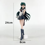 23cm Anime Sailor Moon Meiou Setsuna Figure GLITTER&GLAMOURS Kaiou Michiru Tenoh Haruka Tomoe Hotaru Action Figurine Toy Gift