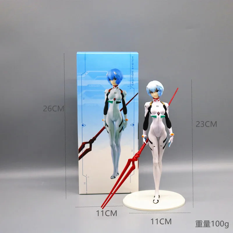 22cm New Evangelion Rei Figure Toys Doll Christmas Birthday Gift For Kids Girls