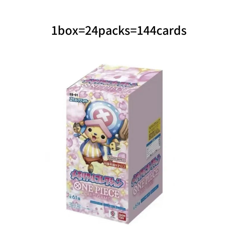 In Stock 100%Original Anime Booster Box One Piece EB01 EB02  PRB-01 Awakening of The New Era Tcg Collection Card Toy Gift