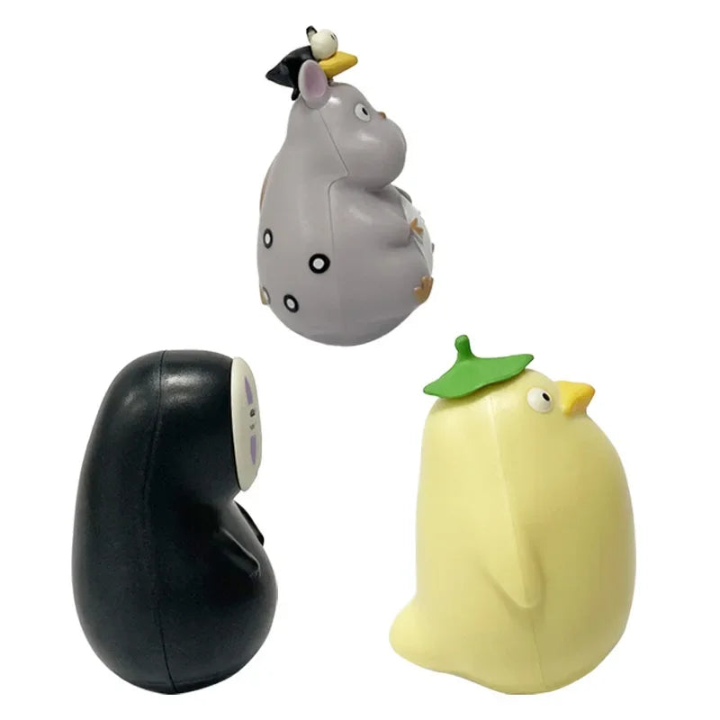 3-6Pcs/Set My Neighbor Totoro Anime Figure Q Version Totoro Tumbler Figure Ornaments Table Decoration Toys Kids Xmas Gifts