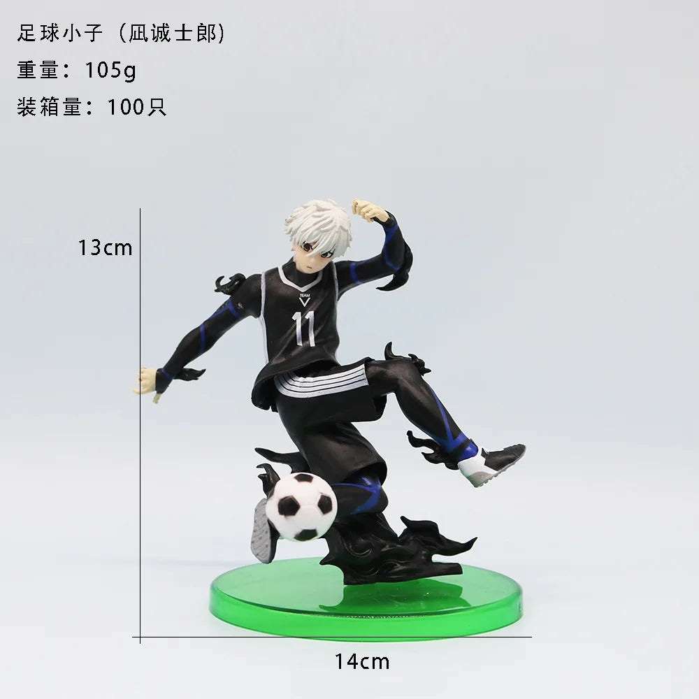 15.5CM Anime BLUE LOCK Mikage Reo Figure Forward Weapon Series Toy Doll Action Figure Nagi Seishi Bachira Meguru Figure Model