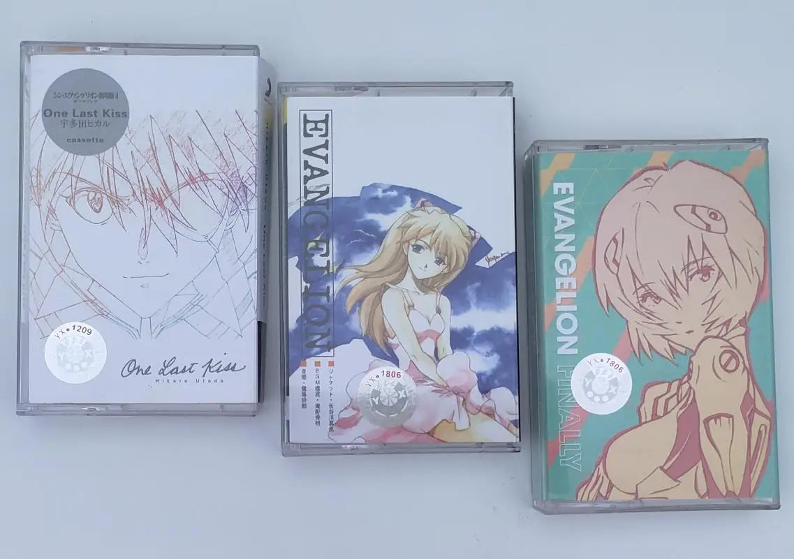 EVA Anime NEON GENESIS EVANGELION Asuka Langley Soryu Music Tape Utada One Last Kiss Cosplay Soundtracks Box Walkman Cassettes