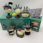 2025 New Hot Hayao Miyazaki Anime Peripheral 6pcs Totoro Surprise Blind Box Desktop Ornament Figure Birthday Gift Toy Model