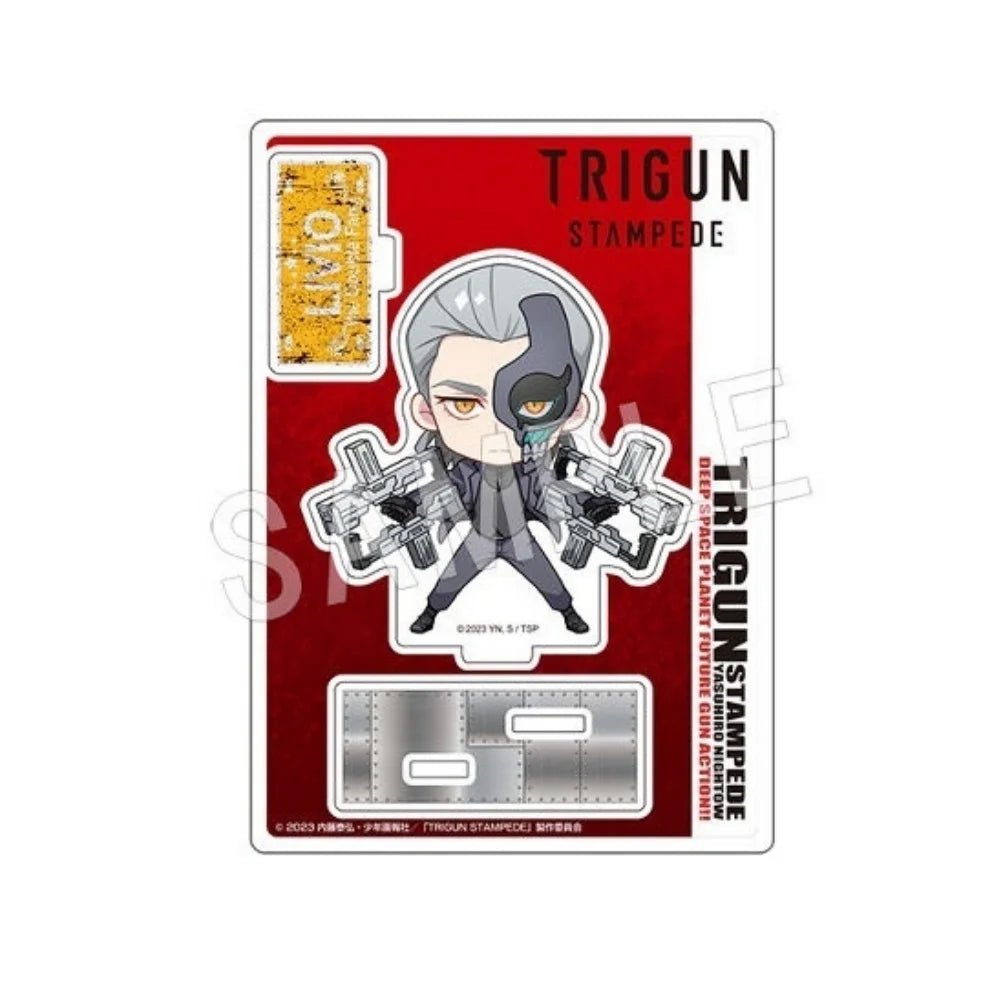 Anime Trigun Stampede Plate Desk Decor Nicholas D. Wolfwood Collection Ornament Vash The Stampede Acrylic Standing Model Gifts