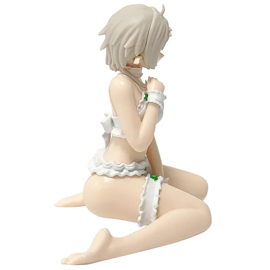 12cm Jobless Reincarnation Anime Silfie Figure Mushoku Tensei Action Figural Swimsuit Cute Kneeling Girls Pvc Model Toys Gifts