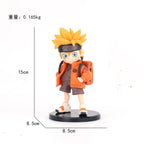 Animated character Naruto Uchiha Itachi Sasuke Pain Kakashi Naruto Shippuden action character set model children's toy gift