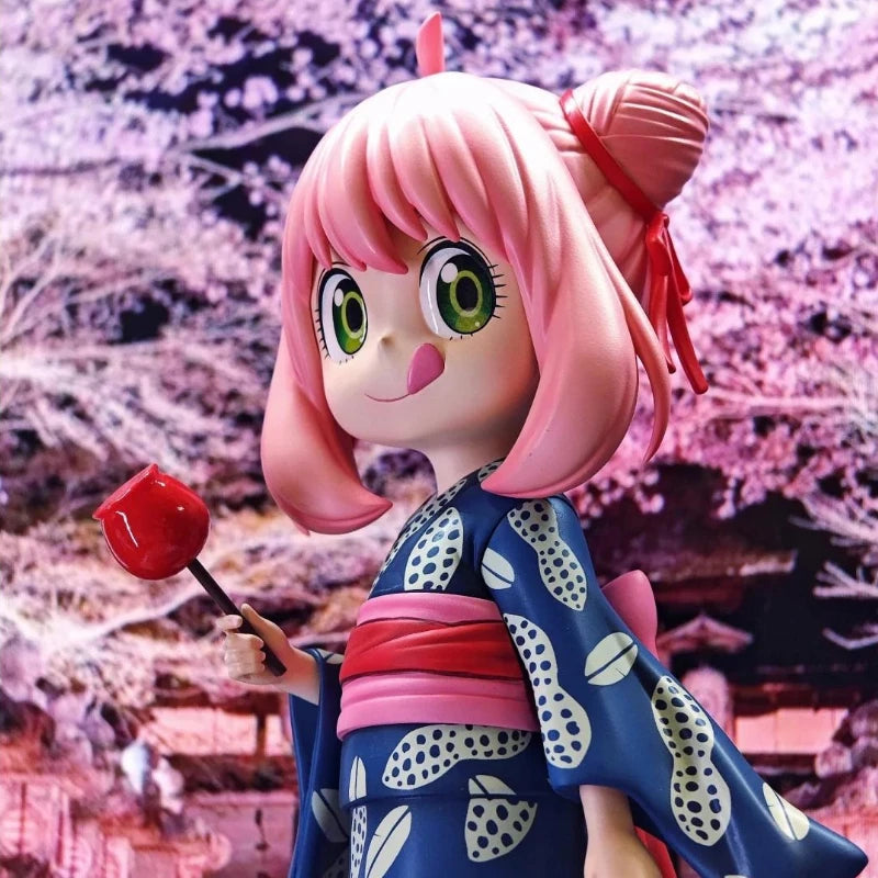 20cm SPY × FAMILY Anya Forger Hand-made Anime Animation Movie Peripheral Desktop Ornament Decoration Collection Birthday Gifts