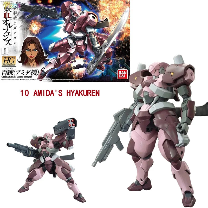 Bandai Genuine HG IBO 1/144 GUNDAM Barbatos Gusion Hajiroboshi Astaroth Anime Action Figure Collectible Assembly Model Toys Gift