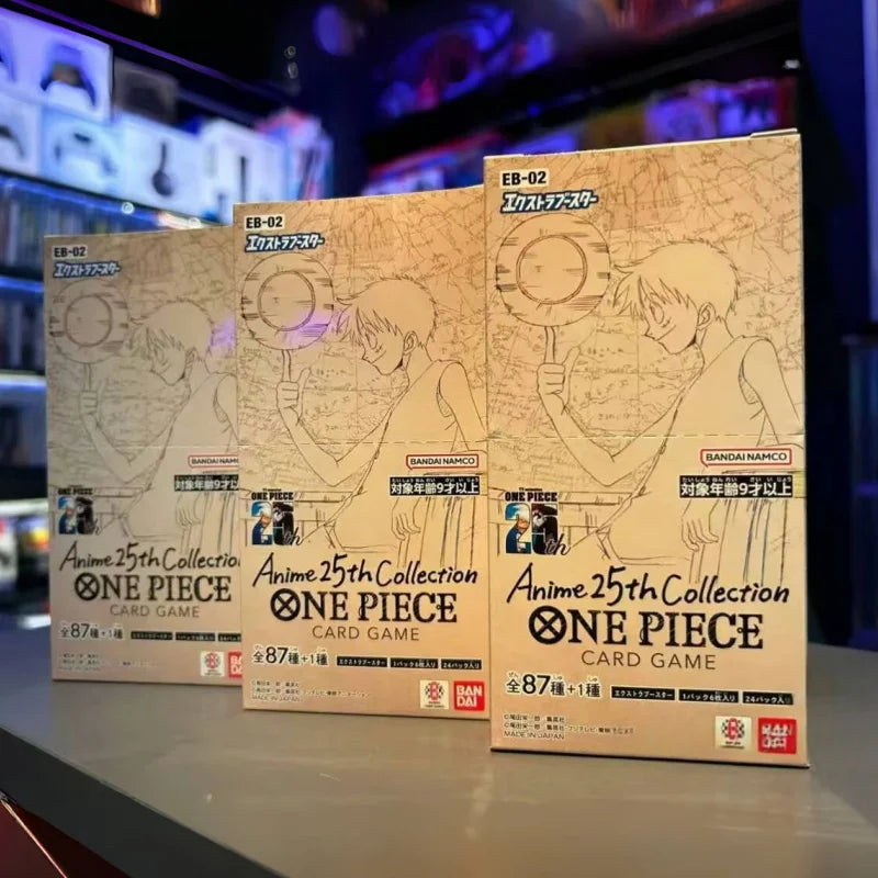 In Stock 100%Original Anime Booster Box One Piece EB01 EB02  PRB-01 Awakening of The New Era Tcg Collection Card Toy Gift