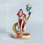 2025 New One Piece Figure POP Snake Man Empress Snake Ji Han Cook Model Desktop Decoration Ornament Anime Handmade