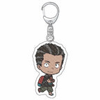 6cm Anime Dorohedoro Keychain Cosplay Charm Keyring Acrylic Figure Key Chain Phone Pendant Halloween Decor Boy Girl's Party