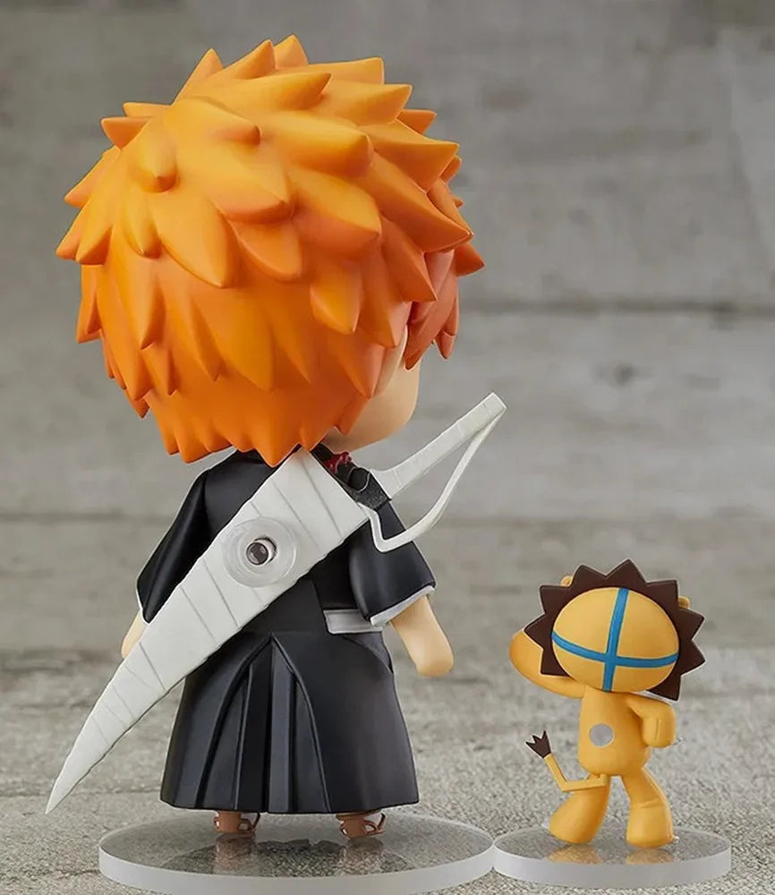 BLEACH Q Ver. #991 Kurosaki Ichigo Action Figure Replaceable Face PVC Dolls Model