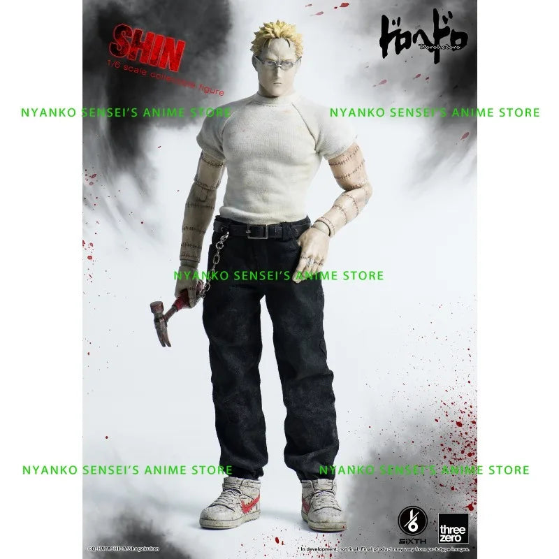 In Stock Threezero Dorohedoro Shin 3Z05610W0 1/6 Scale Action Figure Anime Models Toy Doll Gift Hobby Collectible