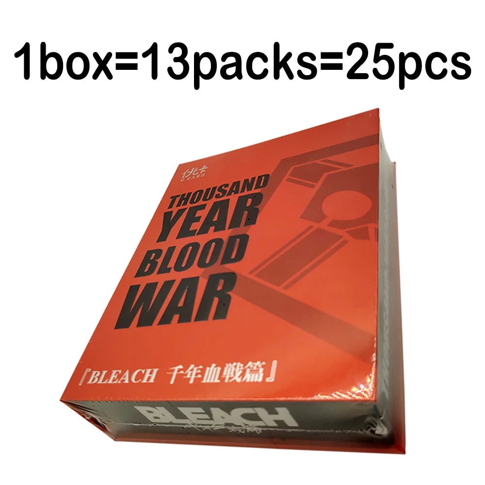 Bleach Collection Card Japanese Combat Anime Protagonist Kurosaki Ichigo Kuchiki Rukia Creative Puzzle Card Kid's Surprise Gift