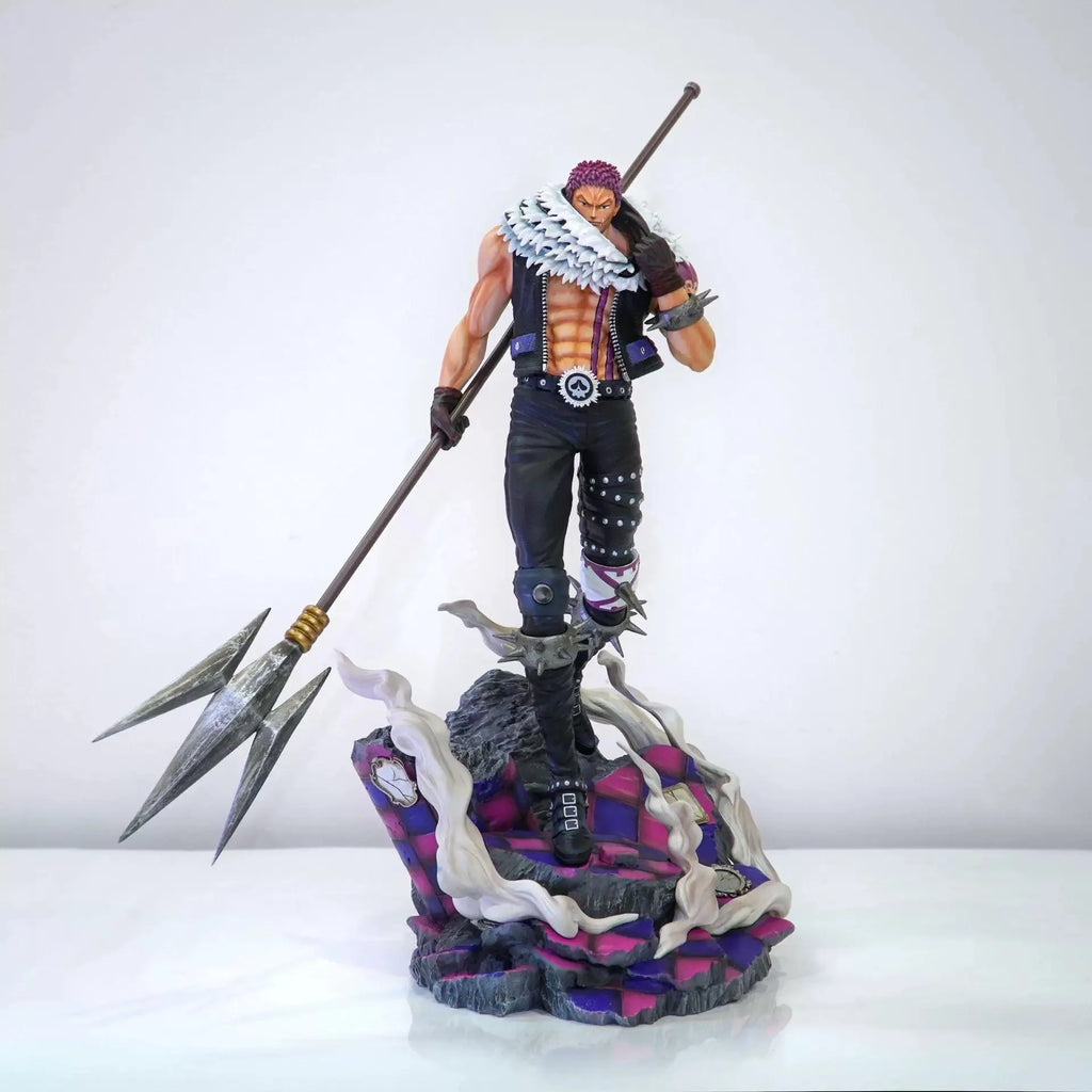 One Piece Anime Figure Charlotte Katakuri Figurine King Of Artist Charlotte Katakuri Statue Model Collection Decoration Toy Gift